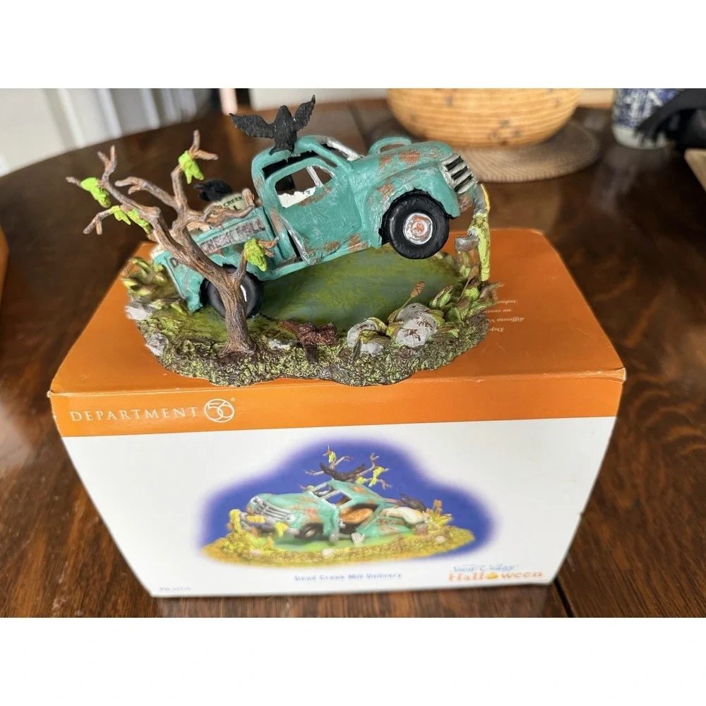 Department 56 Snow Village Halloween Dead Creek Mill Delivery #54715 In Box!